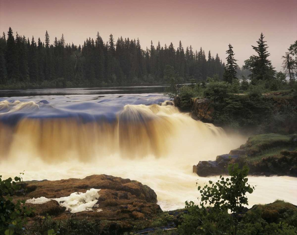 Canada, Manitoba, Pisew Falls art print by Mike Grandmaison for $57.95 CAD